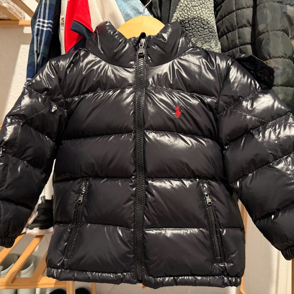 Polo Ralph Lauren Kids Black Puffer Jacket